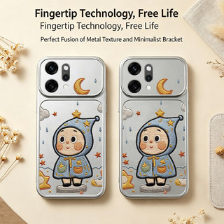 Ốp Lưng Cho OPPO Reno 14 pro reno14 Reno 14F 5g Vỏ Điện Thoại Vỏ Mềm Silicon Chống Sốc Thiết Kế Mới Thẩm Mỹ Bạc Kim Loại Dễ Thương Hoạt Hình Thêu starman Cho Nam DSCXX3