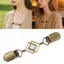 SUIT Thanh Lịch Mèo Mắt Đá Quý Đầm Kẹp An Toàn Giữ Cardigan Và Váy