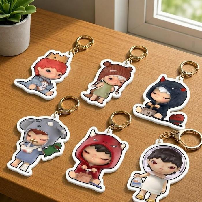 Hirono : High-Quality 5cm Acrylic Keychain - Double-Sided Print - 1