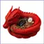 Bát Chìa Khóa Cho Lối Vào Bàn Rồng Gothic Hộp Đựng Trang Trí 3D In Hình Catchall Bát Cho Đồng Xu Vòng Cổ mueadsyvn