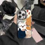 Ốp Lưng iPhone Họa Tiết Mèo Dễ Thương IMD Thích Hợp Cho iPhone 17 16 15 14 13 12 11 Pro Max Plus X Xr Xs Max 7 8 Plus