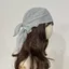 Băng đô SAMO, Khăn xếp hình vuông nhăn Bohemia Sequins, Vải mềm sành điệu Màu trơn 60cm * 60cm Bandana Turban Hóa trị bệnh nhân