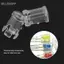 Belleshopp Belleshopp Giá đỡ đèn led trong suốt 5Mm Diode Nylon 100 Cái Vỏ bảo vệ đèn trong suốt phát sáng
