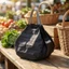 Túi mua sắm có thể gập lại Eco Nylon Accordion Pleat Design Nhẹ chống thấm nước Tạp hóa du lịch Tote
