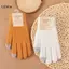LUImo Mùa Đông Màn Hình Cảm Ứng Găng Tay Nam Nữ Ấm Áp Co Giãn Đan Găng Tay Giả Len Full Ngón Guantes Nữ Móc Luvas Thiên SBS