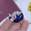 PNPIA- Thời Trang Nhỏ Giọt Dầu Ngọc Trai Xanh Cá Heo Trâm Cài Pin Cho Nữ Quần Áo Áo Áo Phụ Kiện Quà Tặng