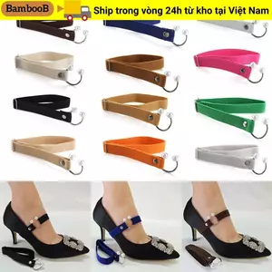 BAMBOOB Dây Buộc Mắt Cá Chân Phụ Kiện Giày Lười Dây Giày Khóa Giày Cao Gót Chống Trượt Dây Đeo