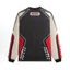 Hàng mới về chất lượng cao!T TB36#KITH FW25 Moto Mesh Chữ V Thời Trang Cùng Phong Cách Áo Thun Lưới Dài Tay