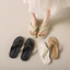 EVA Bên Ngoài Mặc Flip-Flops Nữ Mùa Hè Đế Mềm Màu Trơn Flip-Flops Giày Đi Biển 3QAE