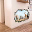 3d Ba Chiều Mèo Dán Tường Phòng Khách Tivi Nền Có Thể Tháo Rời Giấy Dán