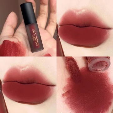 son bóng chính hãng son bóng lì lâu trôi Nhung Lip Glaze Lip Mud Matte Velvet Non-Fade Non-Stick Cup Son Môi Làm Trắng Giá Rẻ Sinh Viên Niche Thương Hiệu