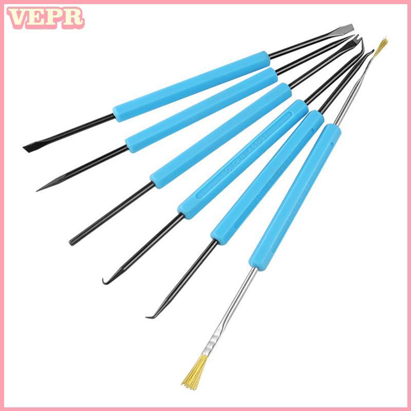Bộ dụng cụ hàn 6 mảnh hương Dụng cụ làm sạch và bảo trì PCB Sửa chữa và hàn Máy trợ hàn Bảng mạch Phụ kiện hàn vn