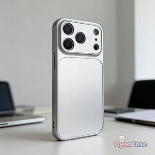 Ốp Điện Mạ Bạc Tối Giản Sang Trọng Cho Redmi K90 Pro Max K80 K70E K70 K60E K60 K50 Ultra K50i K40S K40 Pro Plus Phong Cách Kinh Doanh Bảo Vệ Ống Kính Vỏ Mỏng