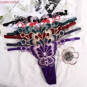 COCODECOVED Quần Lót Nữ Thoáng Khí Nhật Bản Quần Đùi Thêu Thông Quần Lót Màu Trơn