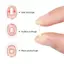 TMOY 50 Cái Dụng cụ chỉnh sửa móng chân mọc ngược Móng chân mọc ngược Điều trị móng tay Miếng dán đàn hồi Stier Kẹp thẳng Nẹp Dụng cụ làm móng chân TMOY