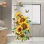 Decal dán tường kính lá hoa có thể tháo rời bằng nhựa PVC tự dính cho cửa ngăn kính Phòng ngủ Trang trí phòng khách [VN]