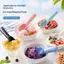 Muỗng làm kem bằng nhựa Tay cầm chống trượt tiện dụng Màu Pastel dễ thương Quà tặng thiết thực dành cho những người đam mê kem làm bánh [VN]