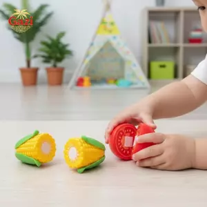 Bộ đồ chơi nấu ăn cho trẻ em 1 Bộ đồ chơi cắt trái cây rau củ bằng nhựa giả vờ chơi Bộ đồ chơi nhà bếp bắt nguồn cho trẻ em [VN]