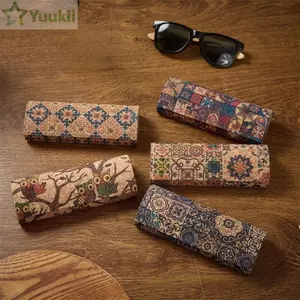 Kính YUUKII, Hộp Kính Chống Áp Lực Vỏ Cứng, Phụ Kiện Kính Hoa Văn Kỳ Lạ Nhẹ Kính Mát Hộp Bảo Quản Nam