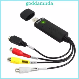 GODD USB2 0 Card ghi video âm thanh USB 2 0 sang AV TV VCR Quay video sang kỹ thuật số cho PC