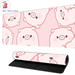 ( TẶNG SET 10 KHẨU TRANG) Miếng lót chuột  mèo 80x30cm hoạt hình dễ thương chống nước cực êm Meili Store