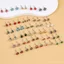 Màu Dầu Nhỏ Giọt Bông Tai Hoạt Hình Thời Trang Tinh Tế Tính Khí Tất Cả Trận Đấu Bạc Kim Bông Tai Ánh Sáng Sang Trọng Cao Cấp