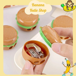 Gọt Bút Chì Hình Burger Tiện Lợi Nhiều Màu Sắc Chuốt Chì Đơn Giản Cho Học Sinh