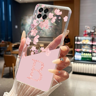 Ốp Điện Thoại Cho Samsung Galaxy M33 / M53 5G Ốp Lưng Họa Tiết Hoa Trong Suốt Mỏng Silicon Mềm TPU Vỏ Bảo Vệ