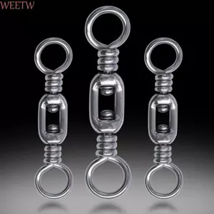 WEETW Câu Cá Xoay, Snap Cán Bóng Mang Đầu Nối Câu Cá Pin, Phụ Kiện Câu Cá Quay Mịn Chống Ăn Mòn Chống Rỉ Sét Câu Cá Biển