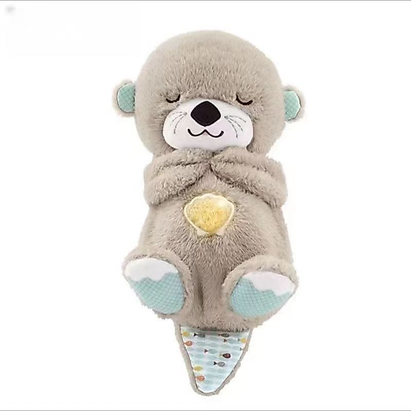 Gấu Bông Nhịp Thở Ru Ngủ Có Đèn Ngủ, Nhạc Ru, Động Tác Hít Thở Tạo Cam Giác Cho Bé Đi Vào Giấc Ngủ Nhanh Và Ngủ Ngon
