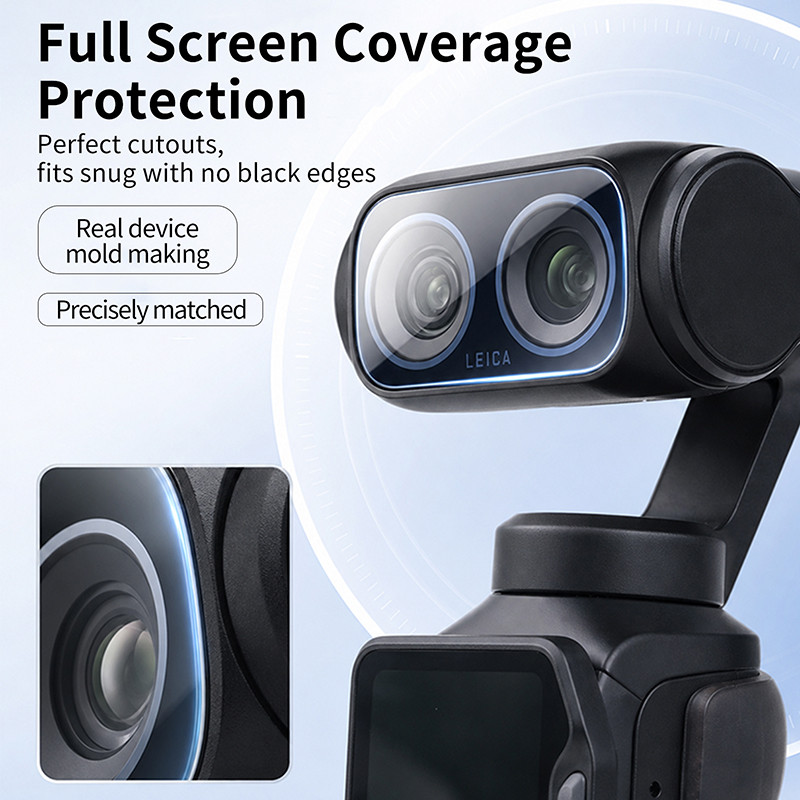 Phim bảo vệ cho màn hình và ống kính cường lực Insta360 Luna Ultra - Chống trầy xước và va đập