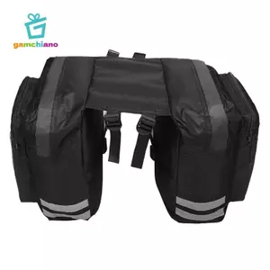Xe Đạp Phía Sau Giá Pannier Và Yên Túi Chống Thấm Nước Thân Xe Vận Chuyển Hàng Hóa Cho Mỡ Lốp Xe Đạp Nhanh Gắn Phản Quang Dải An Toàn Chống Mài Mòn Thích Hợp F