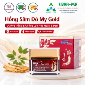 Kem Dưỡng Trắng Da Hồng Sâm My Gold Hàn Quốc Cho Phụ Nữ Trên 30 Giảm Nếp Nhăn Tăng Đàn Hồi Da
