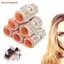 FAVORITEGOODS 6 Con lăn tóc Air Bangs, Máy uốn tóc không chịu nhiệt, Phụ kiện tạo kiểu tóc Kẹp lò xo di động Máy uốn tóc có thể tái sử dụng DIY Làm tóc