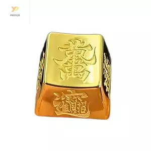 PPY Đồng thau thủ công ESC Keycap với biểu tượng giàu có truyền thống của Trung Quốc cho bàn phím
