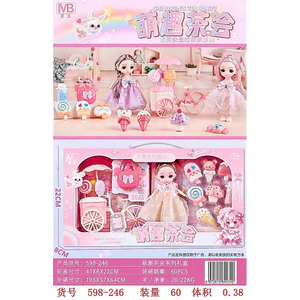 hộp búp bê xe đẩy cho bé gái