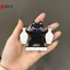 Nam Châm Bình Mèo Mini Cho Tủ Lạnh Thiết Kế Đôi Whisker Collector Mèo Từ Tính Dễ Thương Trang Trí Nhà Cho Nhà Bếp Tủ Lạnh Từ Tính VN