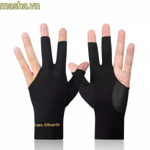 Găng Tay Bi-a, Găng Tay Ngáy Chống Trơn Trượt Thoáng Khí, Phụ Kiện Thể Dục Chuyên Nghiệp Co Giãn Ba Ngón Tay Găng Tay Tập Bida