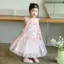 Váy gạc phong cách mới mùa hè cho bé gái Váy công chúa không tay thời trang