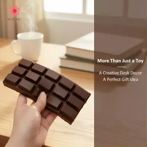MJnmc PU Squishy Chocolate Bar Siêu Chậm Giảm Căng Thẳng Thực Tế Mềm Bóp Đồ Chơi Cho Trẻ Em Đảng Ủng Hộ Lớp Học Mới