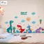 Hình dán tường cho bé trai Orange decor phòng ngủ, tủ quần áo khu rừng khủng long