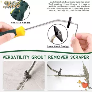 NOTE1 Gạch Khoảng Cách, Dụng Cụ Xây Dựng Thép Vonfram Tẩy Gạch, Dụng Cụ Làm Sạch Xi Măng Bền Tường Đường May