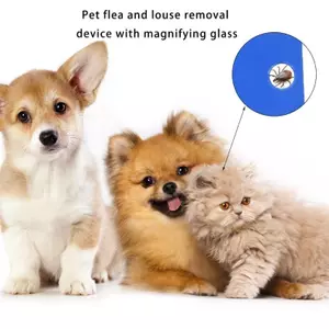 Công cụ tẩy chấy bọ chét hiệu quả hàng đầu Thẻ bắt ve cho chó mèo có kính lúp