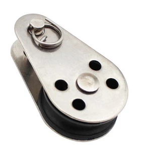 Du thuyền Nylon chống ăn mòn Thuyền buồm bằng thép không gỉ Ròng rọc tàu Phụ kiện tàu ô tô Pul chống mài mòn