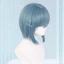 Puella Magi Madoka Magica Miki Sayaka Ánh Sáng Xanh Phong Cách Tóc Ngắn Cos Tóc Giả Ngọt Ngào