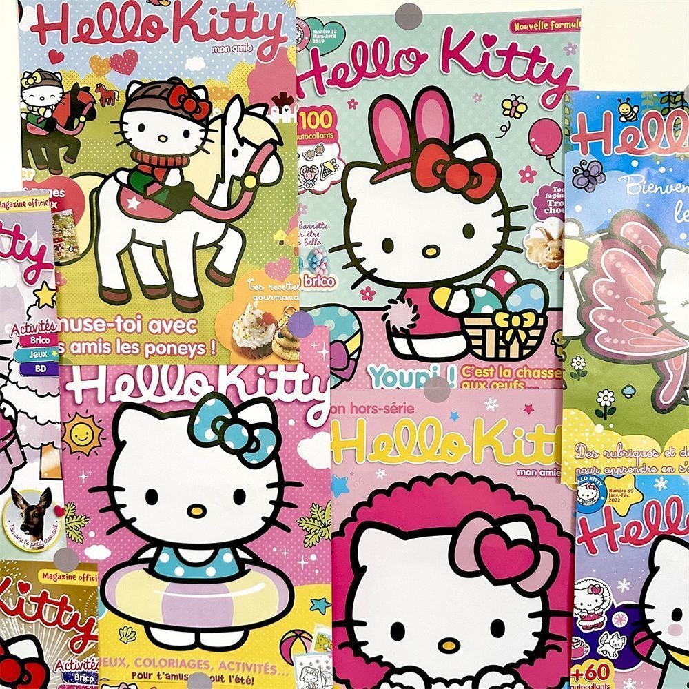 Hello Kitty Hello Kitty Can Tạp Chí Hoạt Hình Poster Hello kt Phòng Ngủ Ký Túc Xá Trang Trí Poster Ảnh 25.9.5