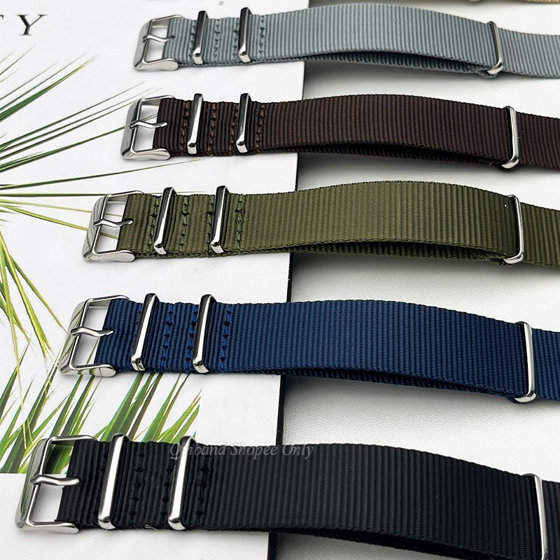Trực tiếp tại nhà máy - Dây đeo đồng hồ Nylon NATO cho dây đeo đồng hồ SEIKO Diver Vòng đeo tay đồng hồ 18 / 20 / 22mm dành cho nam nữ