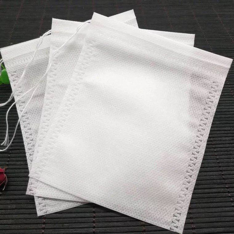 Combo 100 túi lọc trà, thảo dược dây rút chất liệu không dệt- nhiều kích thước - giá nhà máy