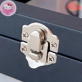 Moonlights Thanh Huy Hiệu Hộp Bảo Quản Trong Suốt Chống Bụi Ngực Pin Hộp Huy Chương Hiển Thị Đứng Da Trang Sức Bộ Sưu Tập Huy Chương Khung Trưng Bày EN