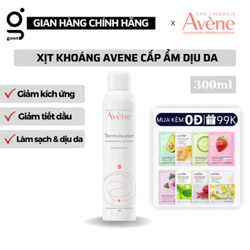 SỈ-Xịt khoáng Avene xịt khoáng dưỡng ẩm cấp ẩm da dịu da phục hồi da cho da nhạy cảm da khô da dầu mụn 300ml chính hãng